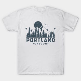 Portland Oregon Mountain Sight T-Shirt